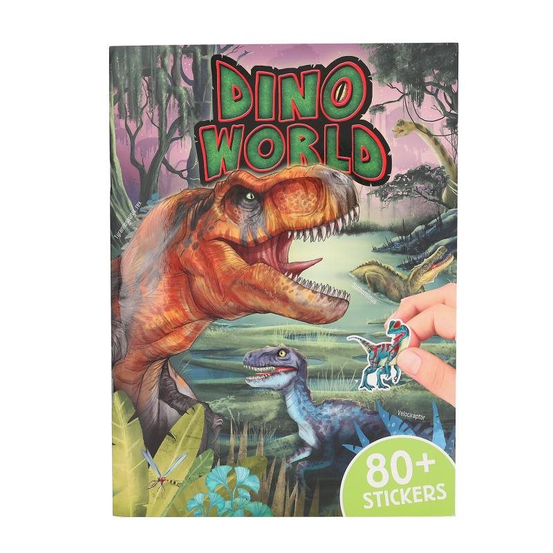 Dinoworld Pysselbok Med Puffy Stickers