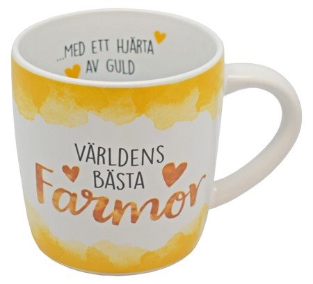 Enjoy Mugg Världens Bästa Farmor