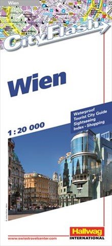 Wien City Flash Hallwag stadskarta : 1:18750