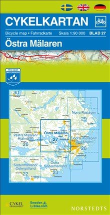 Cykelkartan Blad 27 Östra Mälaren : 1:90000